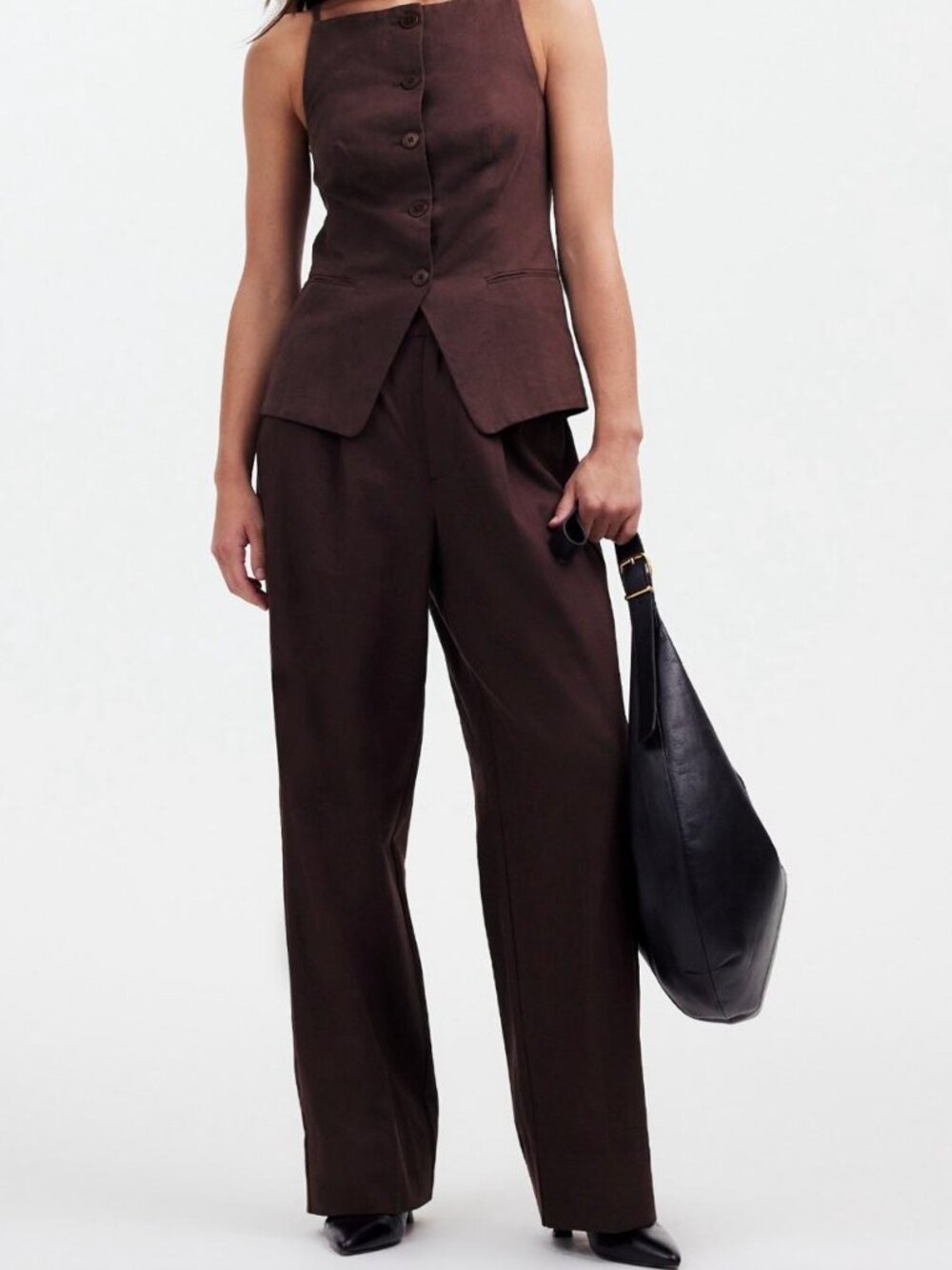 Madewell The Slouchy Straight Pant Size 6 Classic Business Casual Work Office